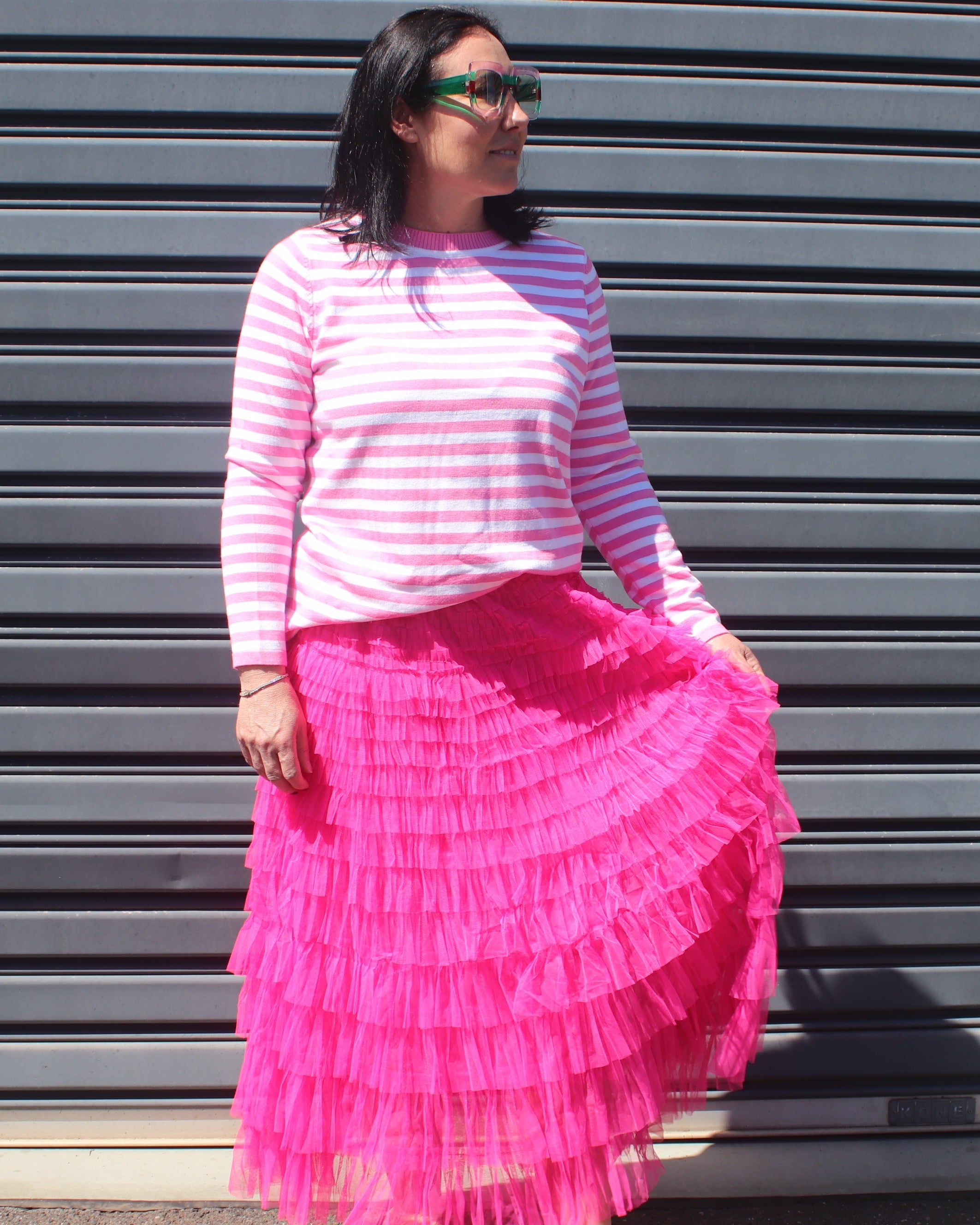 Firework Skirt - Hot Pink