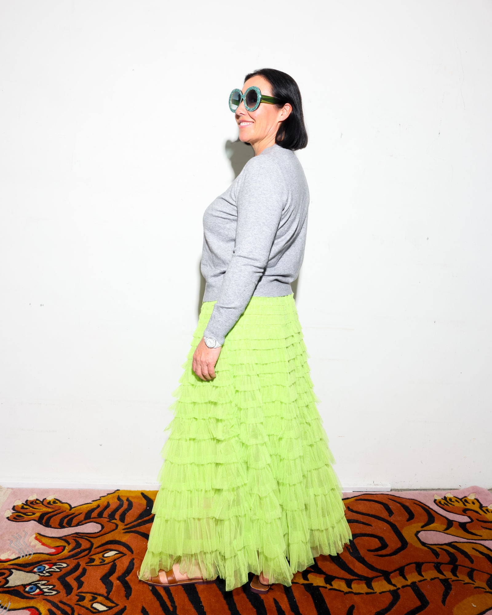 Firework Skirt - Harlequin Green