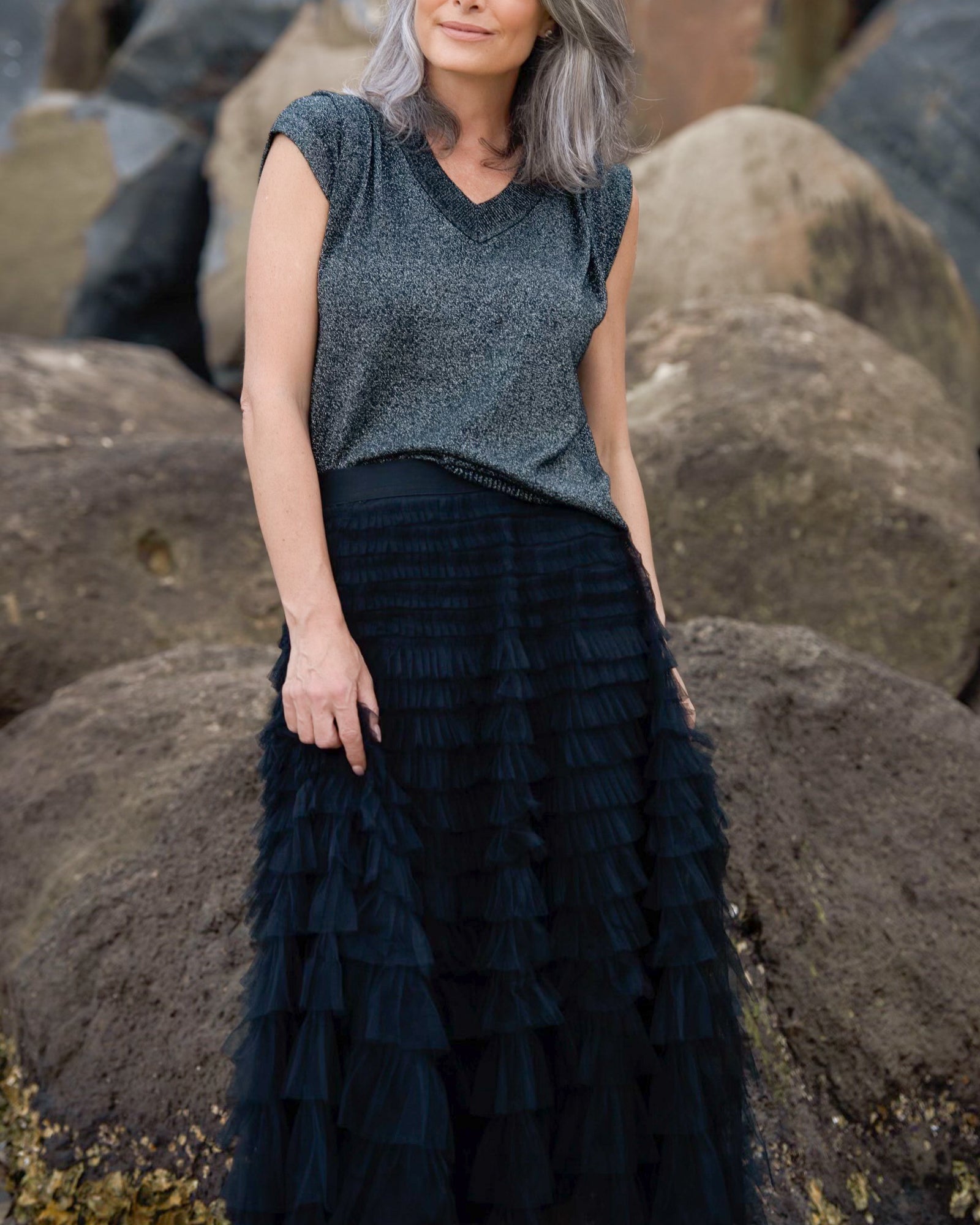 Firework Skirt - Black