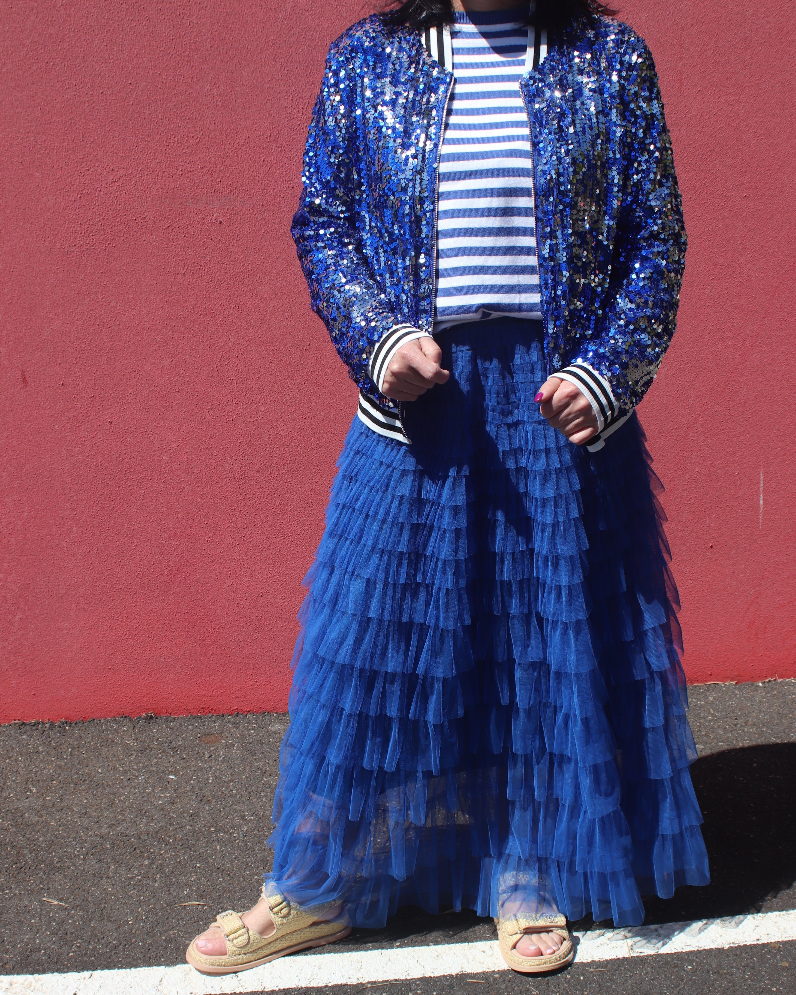 Firework Skirt - Royal Blue