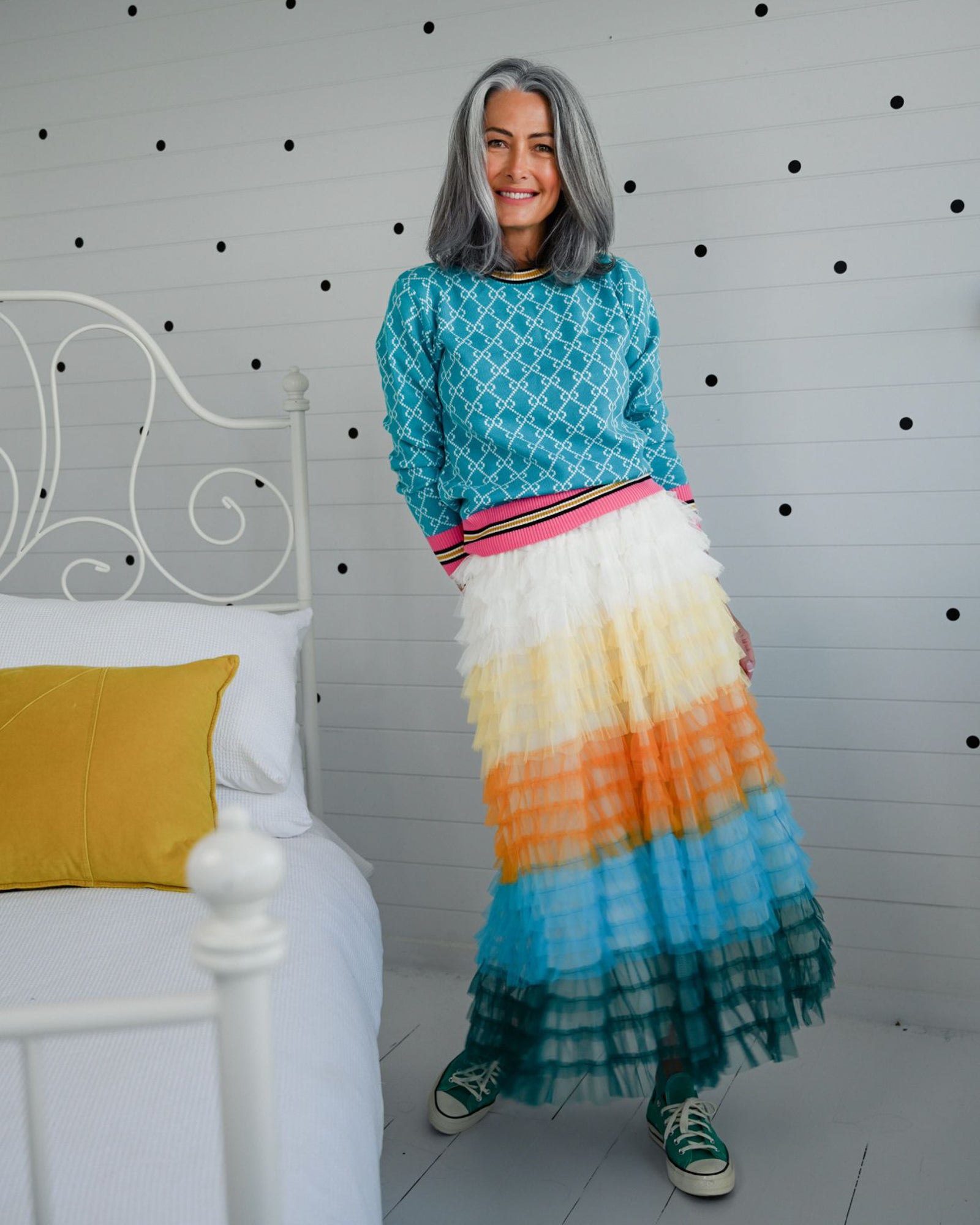 Firework Skirt - Orange